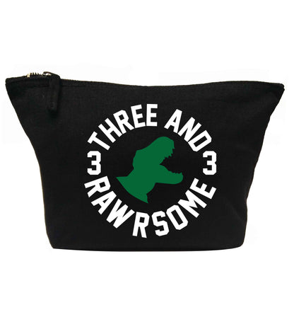 Three and rawrsome | Makeup / wash bag