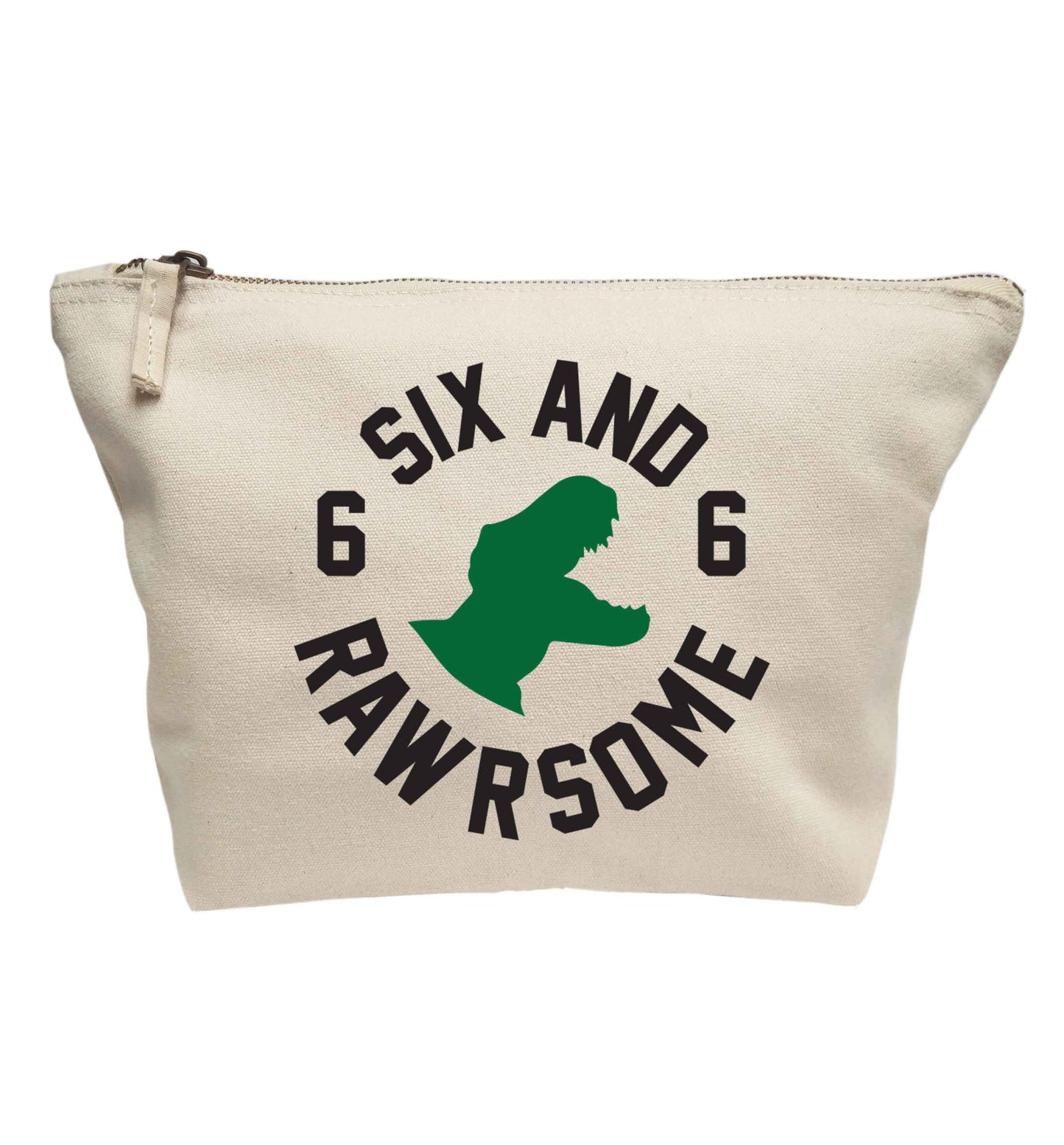 Six and rawrsome | Makeup / wash bag