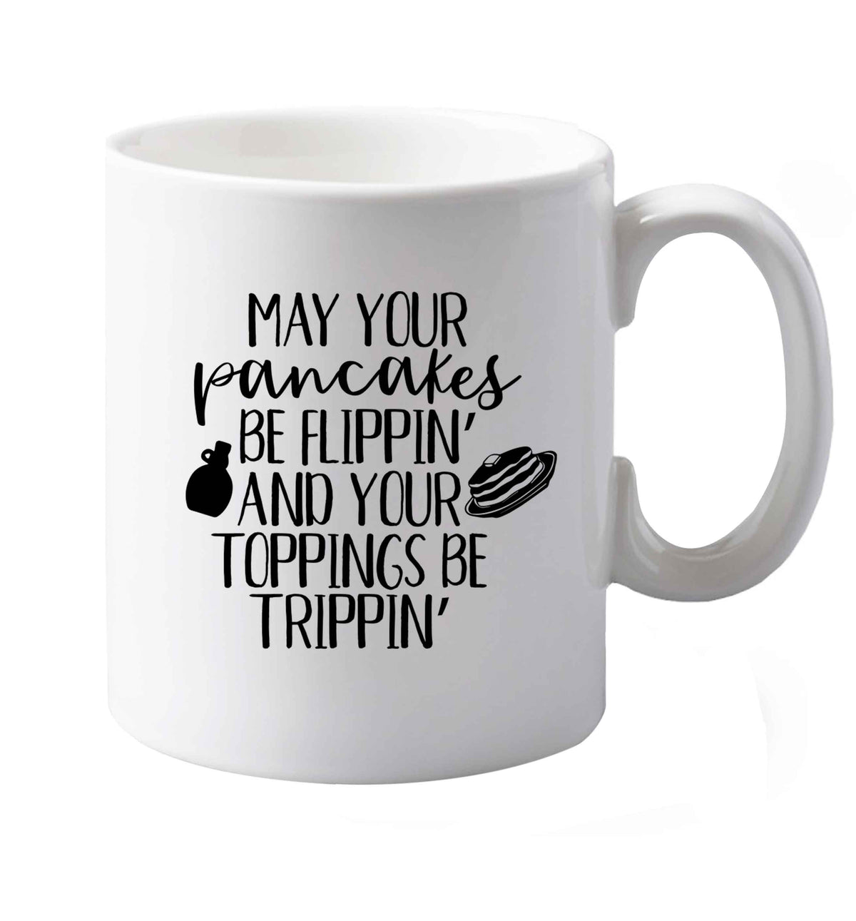 10 oz Favourite Type Pan Pancake ceramic mug both sides