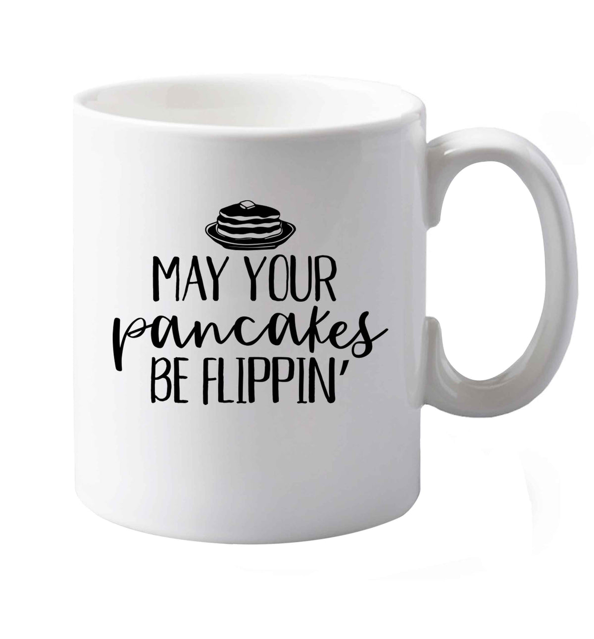 10 oz Favourite Type Pan Pancake ceramic mug both sides