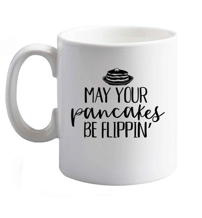 10 oz Favourite Type Pan Pancake ceramic mug right handed