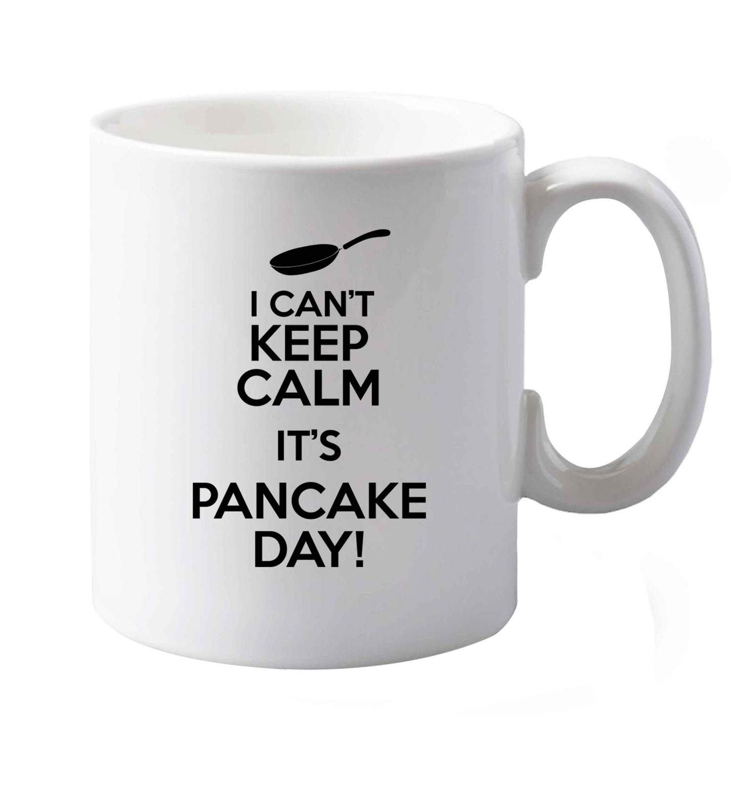 10 oz Favourite Type Pan Pancake ceramic mug both sides