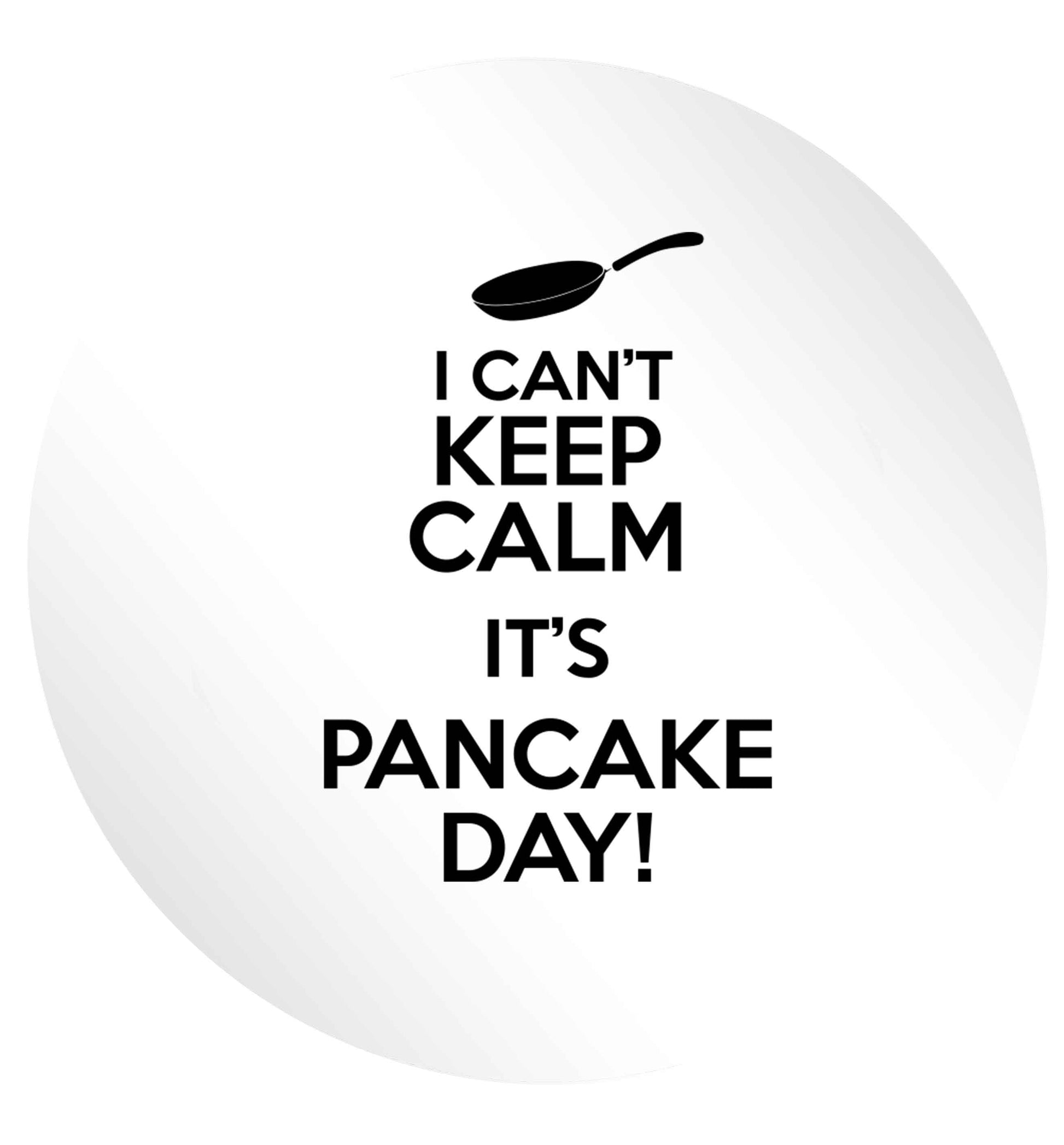 I can't keep calm it's pancake day! 24 @ 45mm matt circle stickers