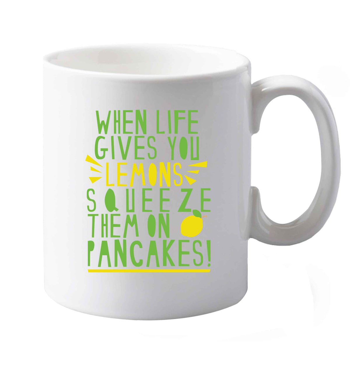 10 oz Favourite Type Pan Pancake ceramic mug both sides