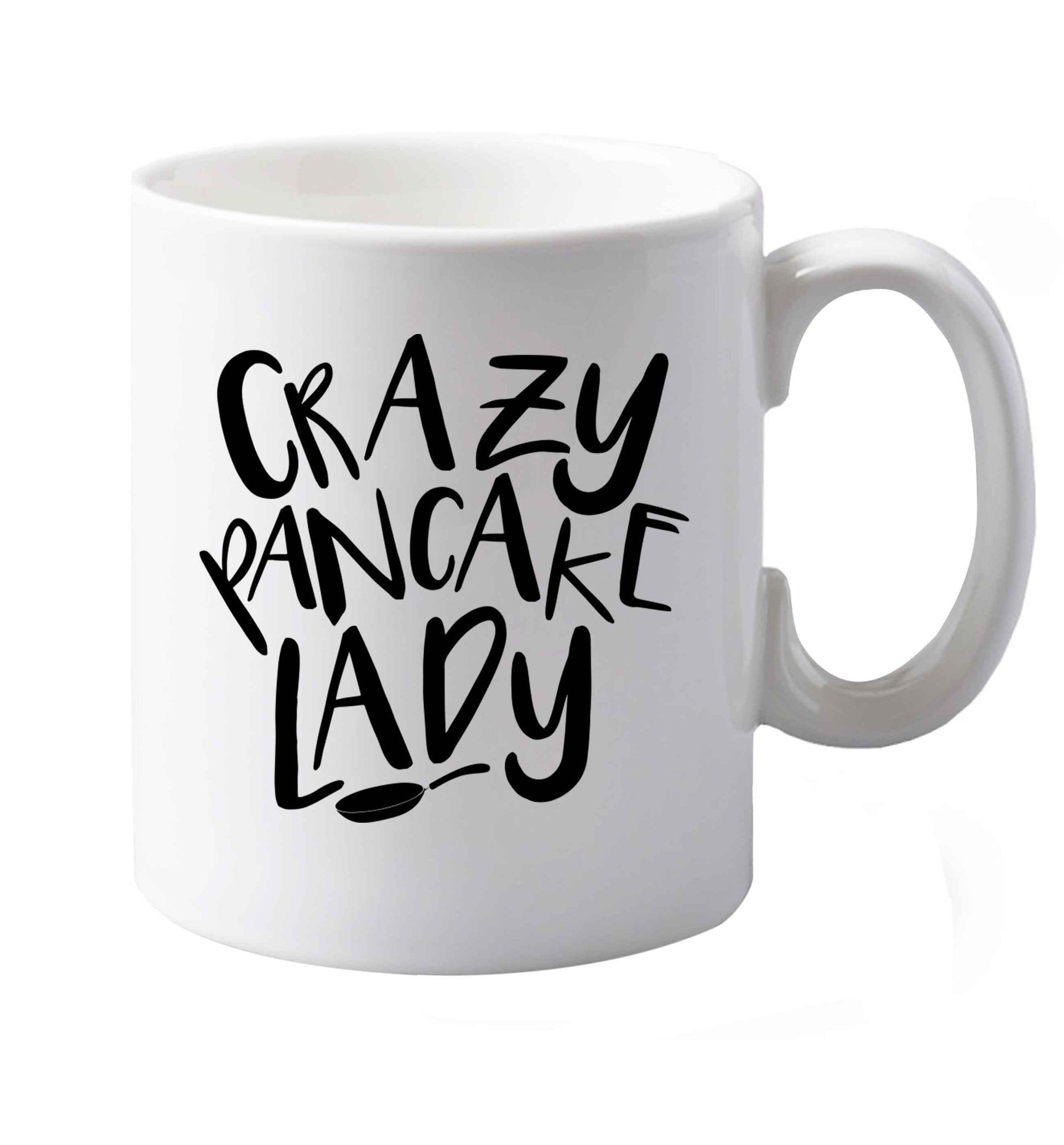 10 oz Favourite Type Pan Pancake ceramic mug both sides