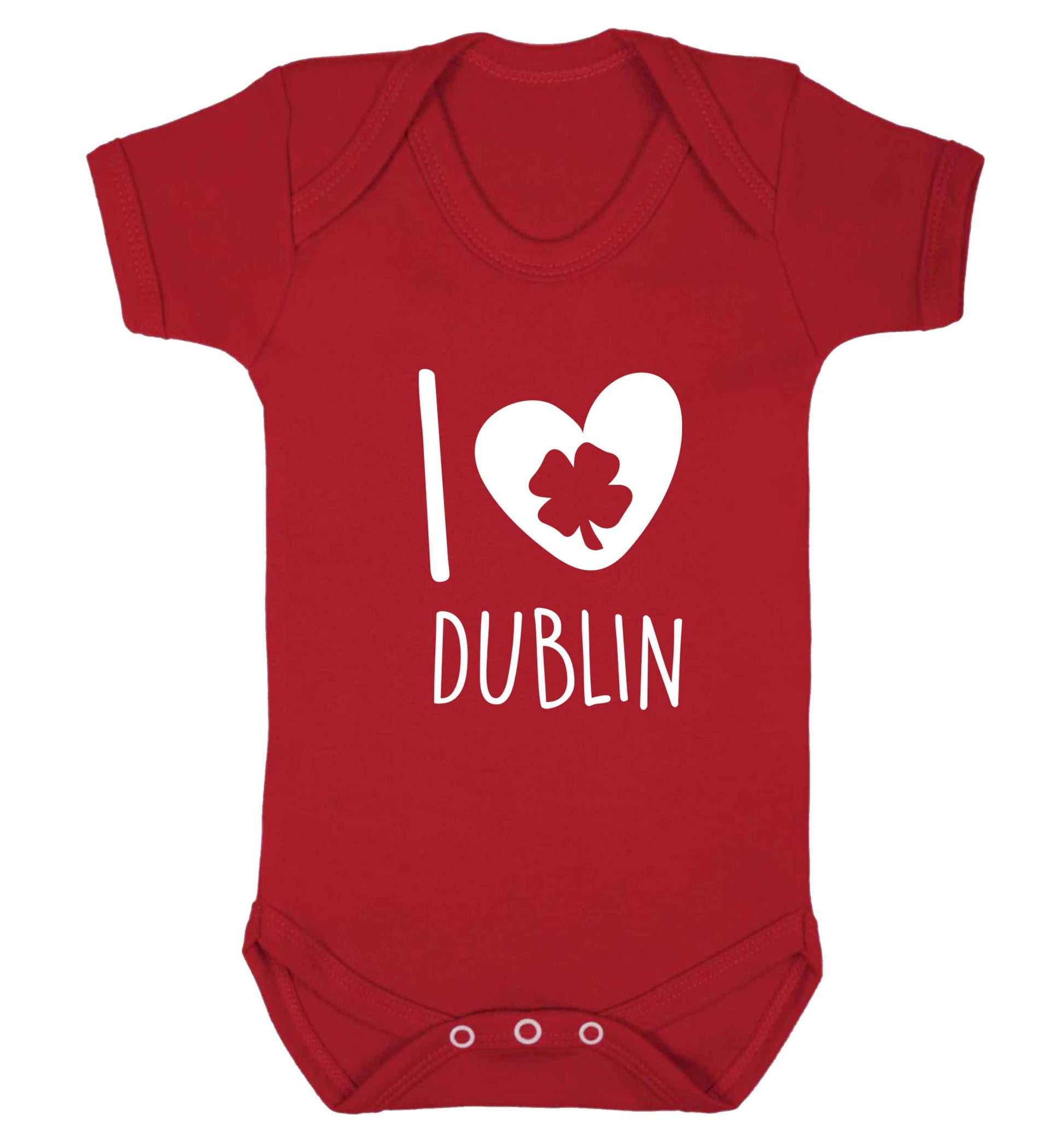 I love Dublin baby vest red 18-24 months