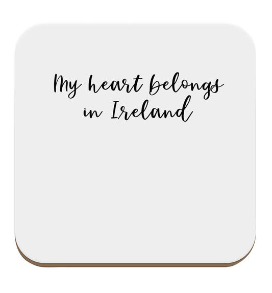 My heart belongs in Ireland set of four coasters