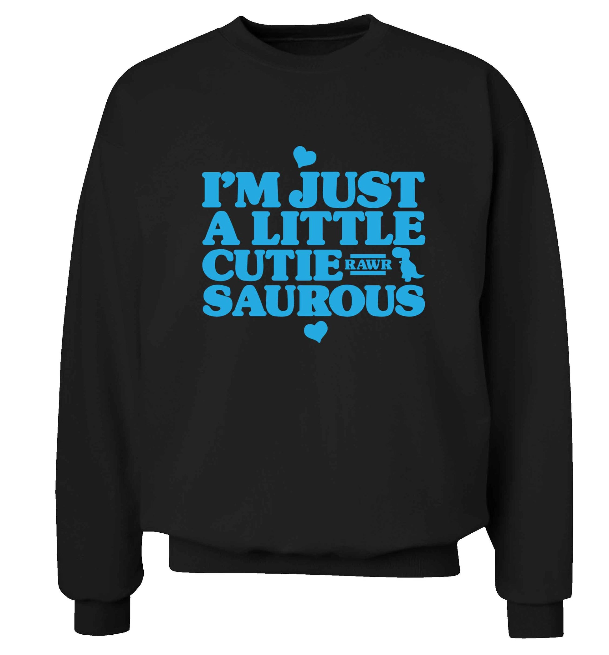 I'm just a little cutiesaurous adult's unisex black sweater 2XL