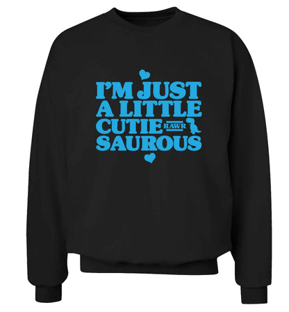 I'm just a little cutiesaurous adult's unisex black sweater 2XL