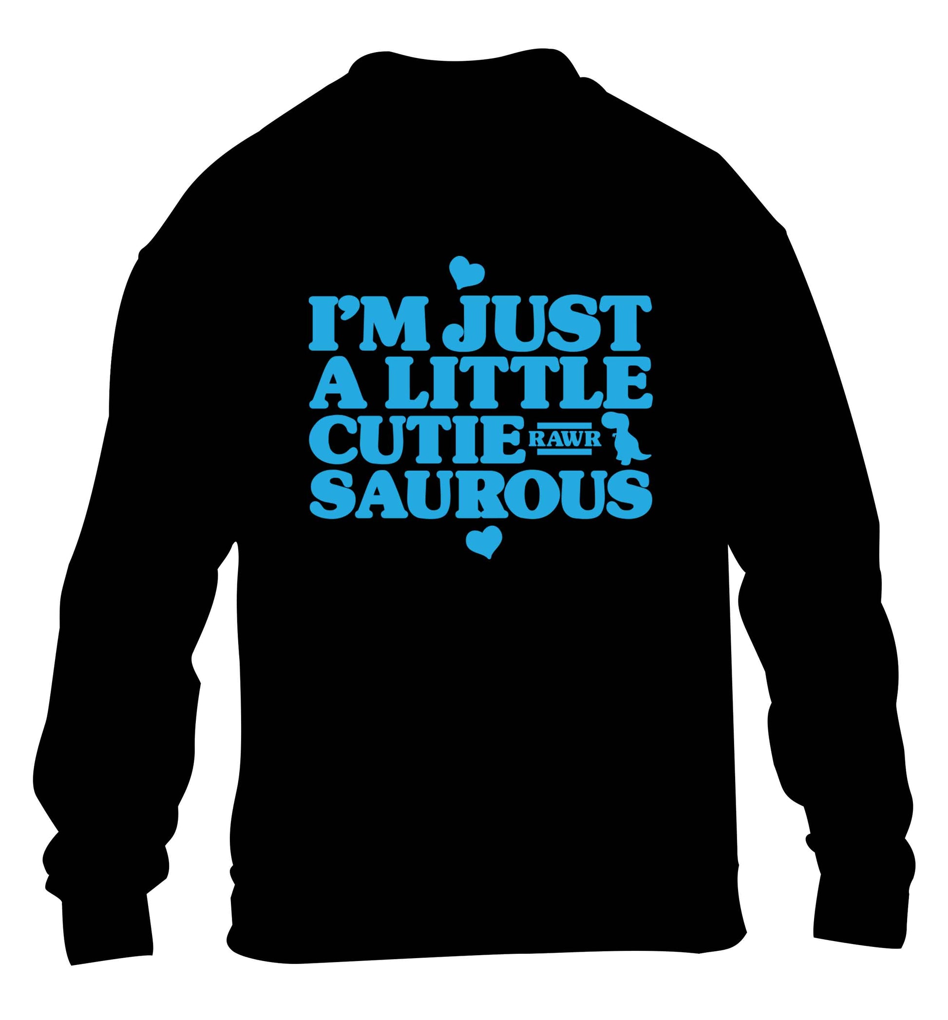 I'm just a little cutiesaurous children's black sweater 12-13 Years