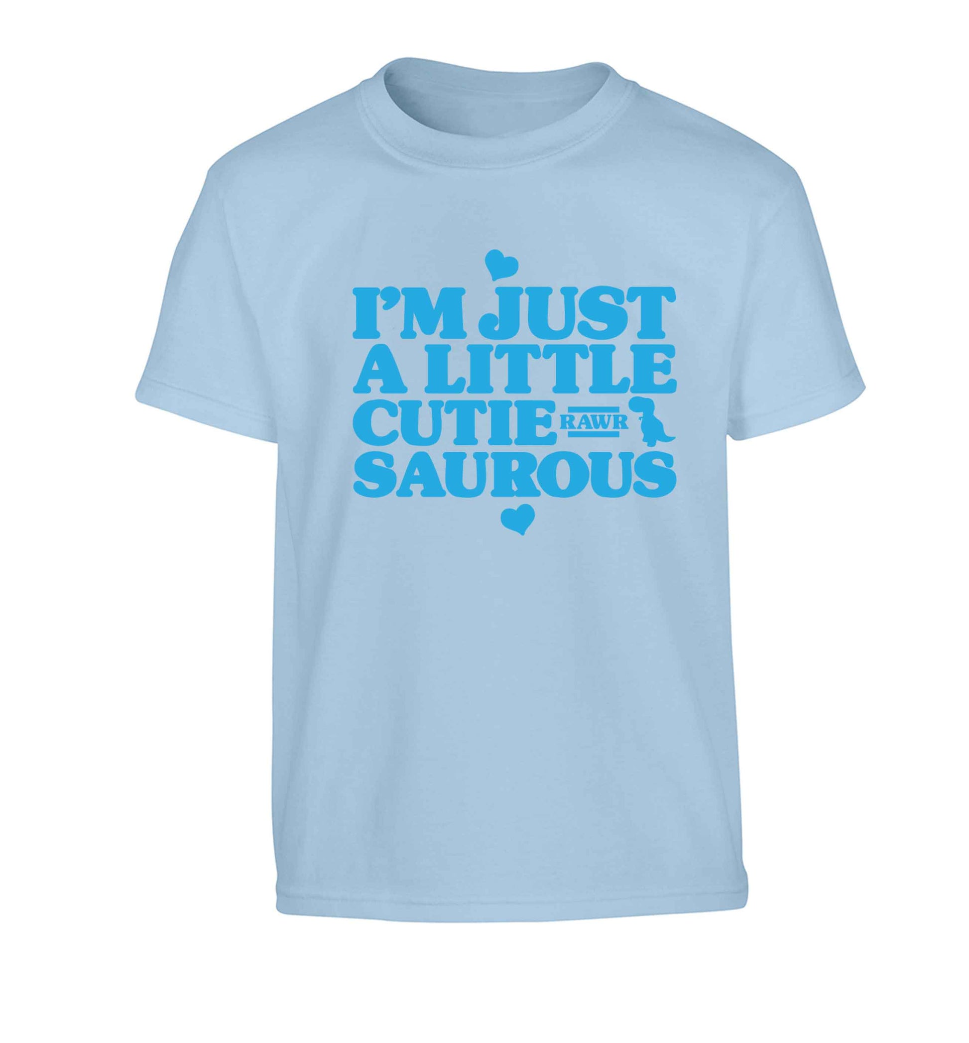 I'm just a little cutiesaurous Children's light blue Tshirt 12-13 Years