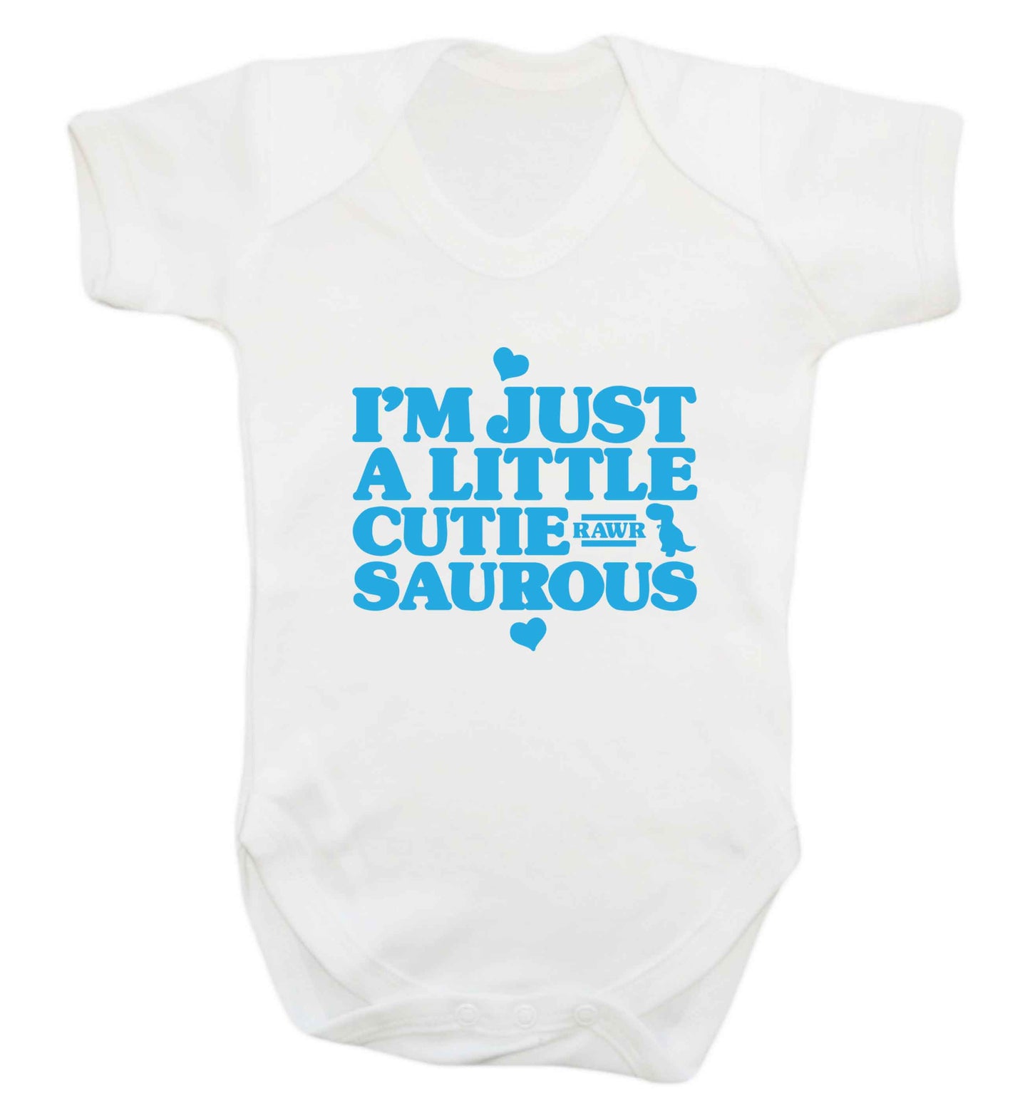 I'm just a little cutiesaurous baby vest white 18-24 months