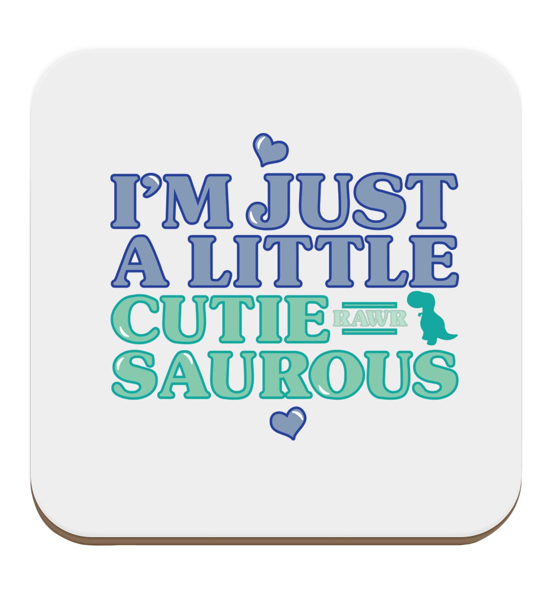I'm just a little cutiesaurous set of four coasters