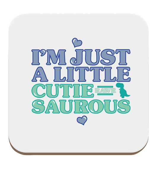 I'm just a little cutiesaurous set of four coasters