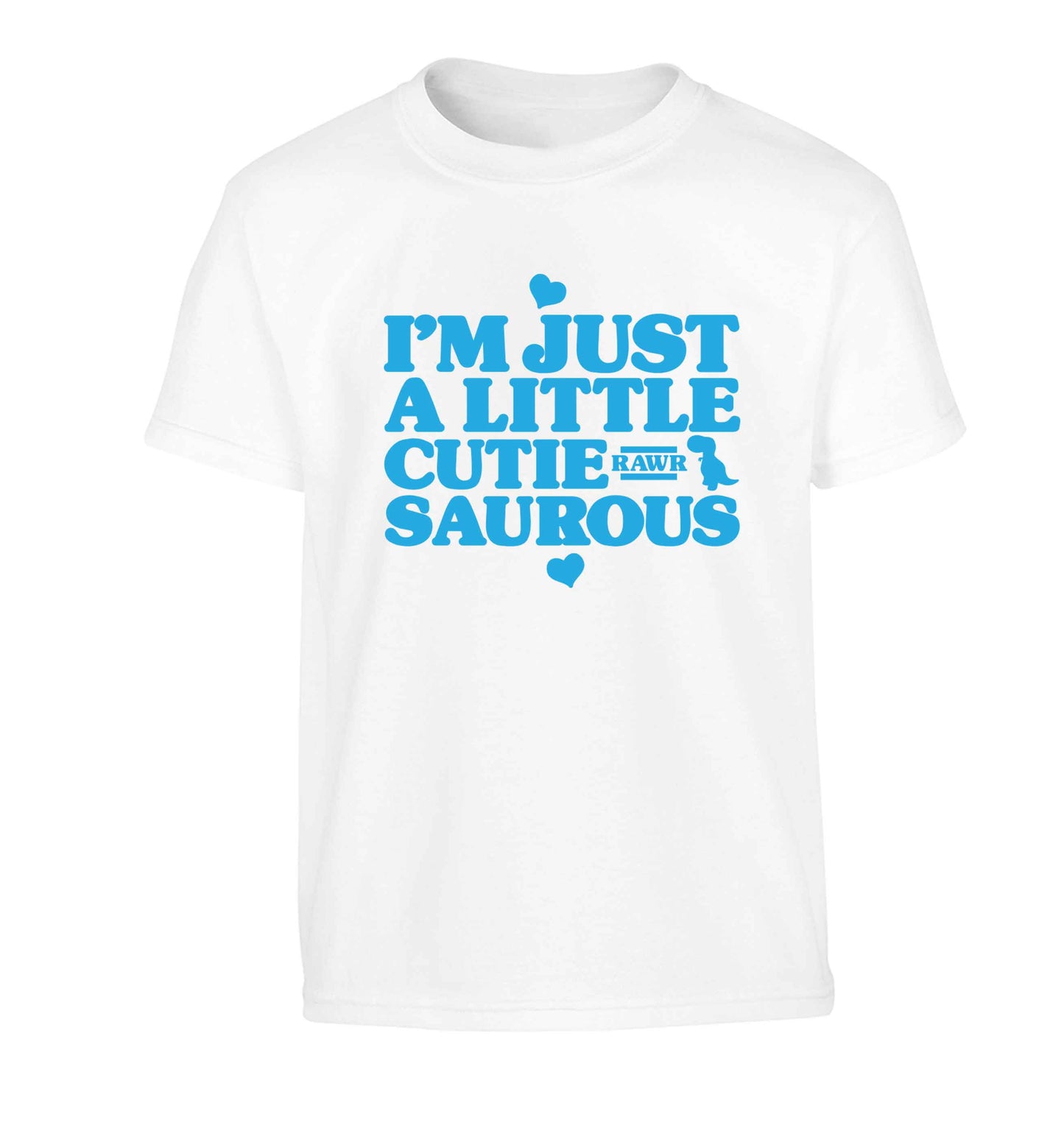 I'm just a little cutiesaurous Children's white Tshirt 12-13 Years
