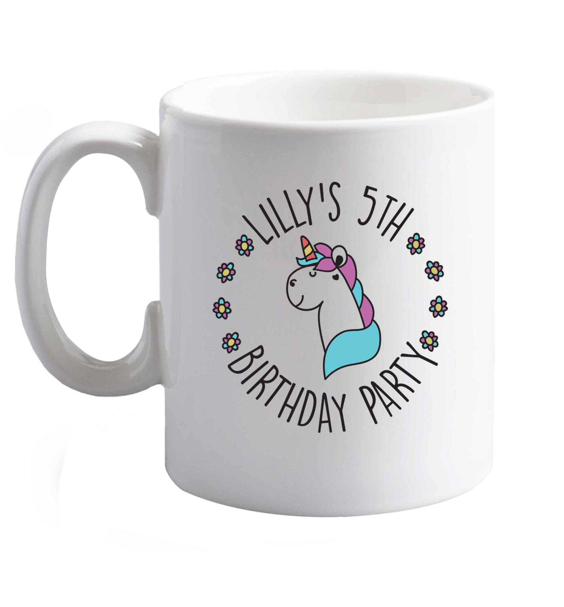 10 oz Favourite Type Pan Pancake ceramic mug right handed