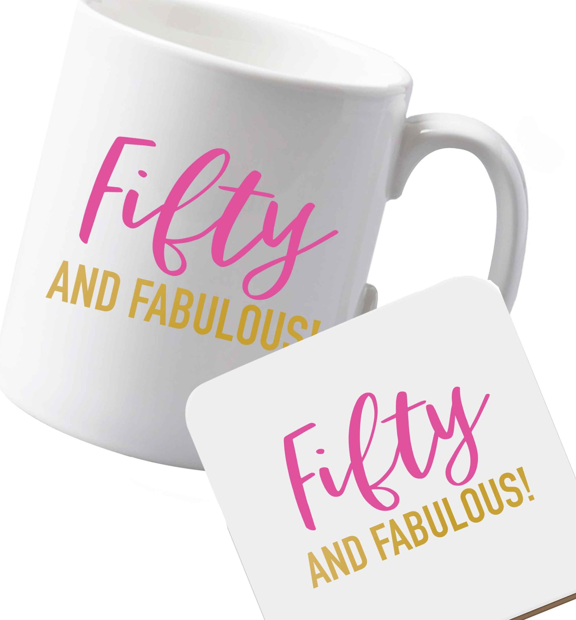10 oz Ceramic mug and coaster Favourite Type Pan Pancake both sides