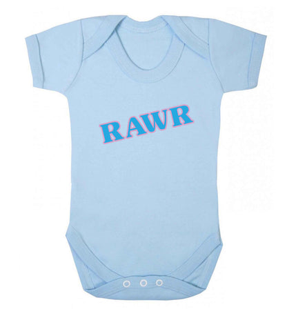 Rawr baby vest pale blue 18-24 months