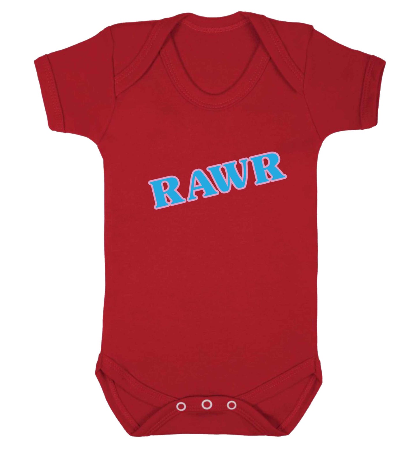 Rawr baby vest red 18-24 months