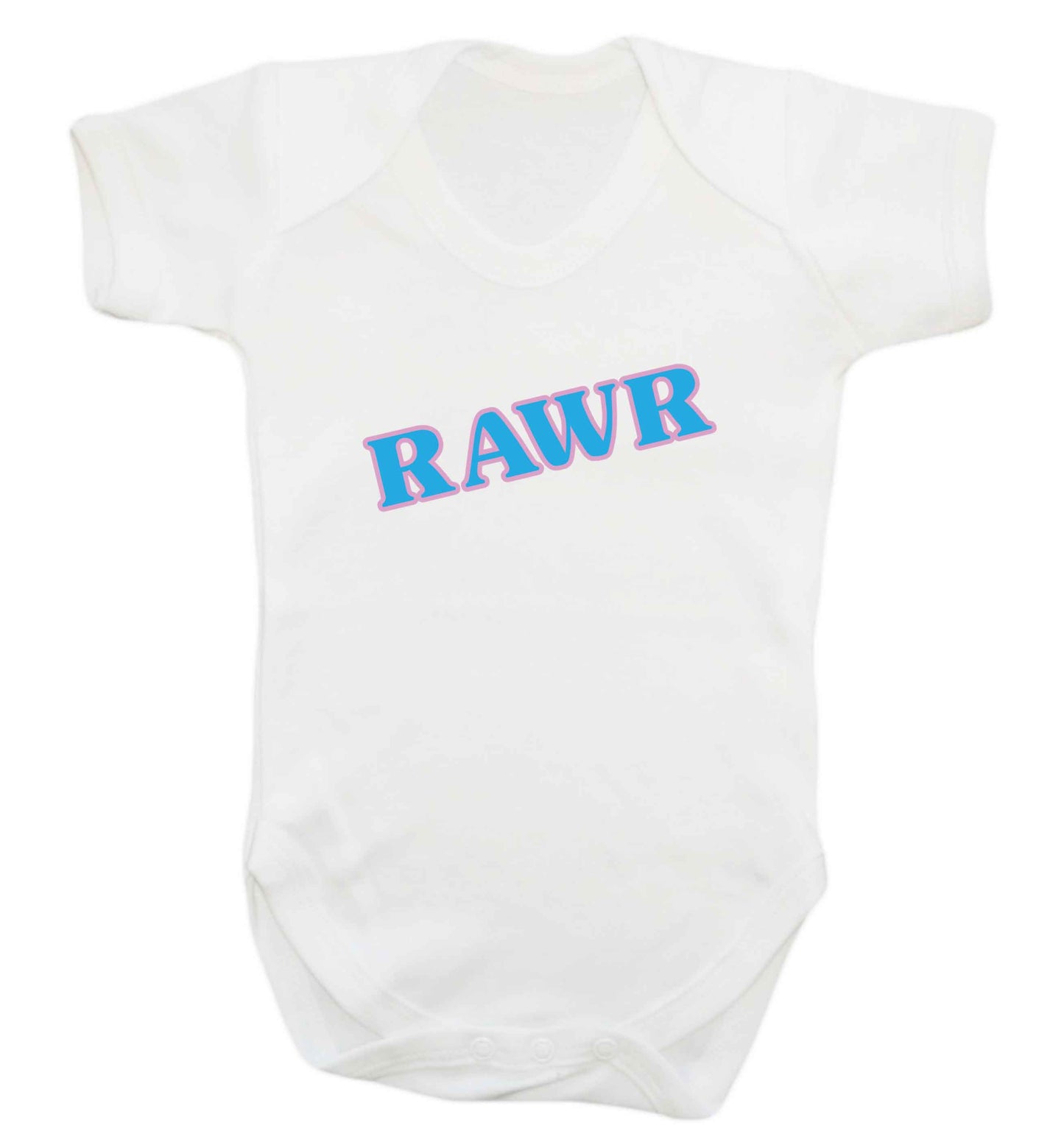 Rawr baby vest white 18-24 months