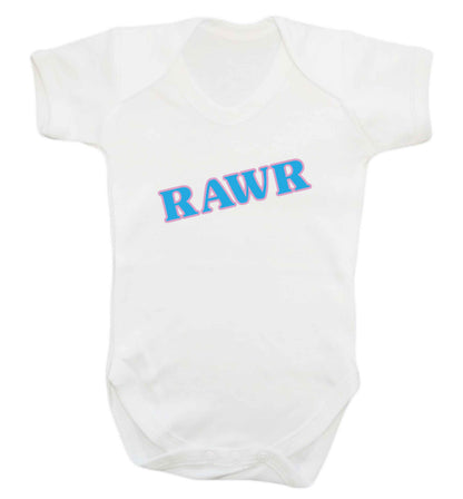 Rawr baby vest white 18-24 months