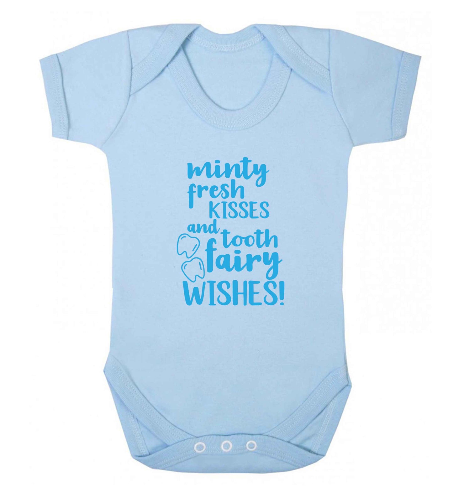 Minty Kisses Tooth Fairy baby vest pale blue 18-24 months