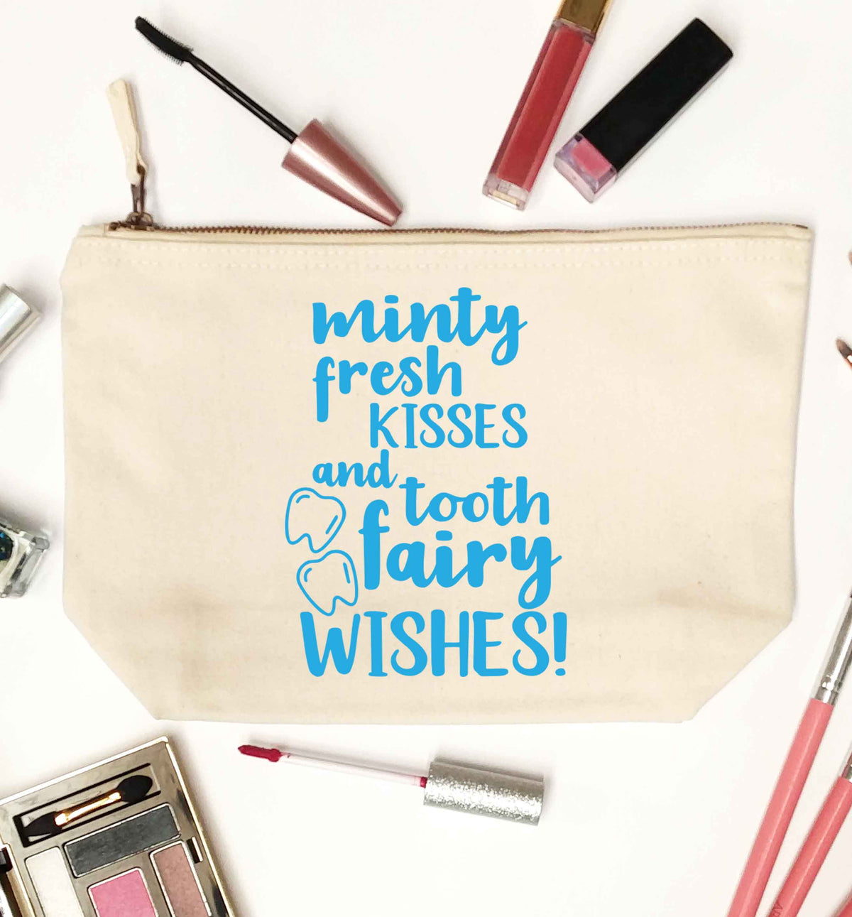 Minty Kisses Tooth Fairy natural makeup bag