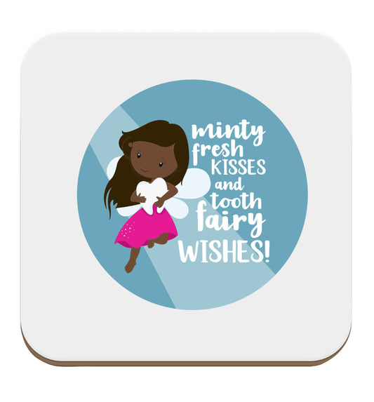 Minty Kisses Tooth Fairy set of four coasters