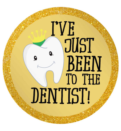 I've just been to the dentist 24 @ 45mm matt circle stickers
