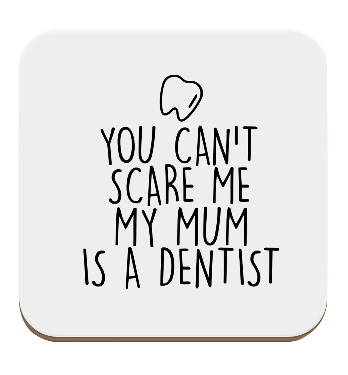 Minty Kisses Tooth Fairy (a) set of four coasters