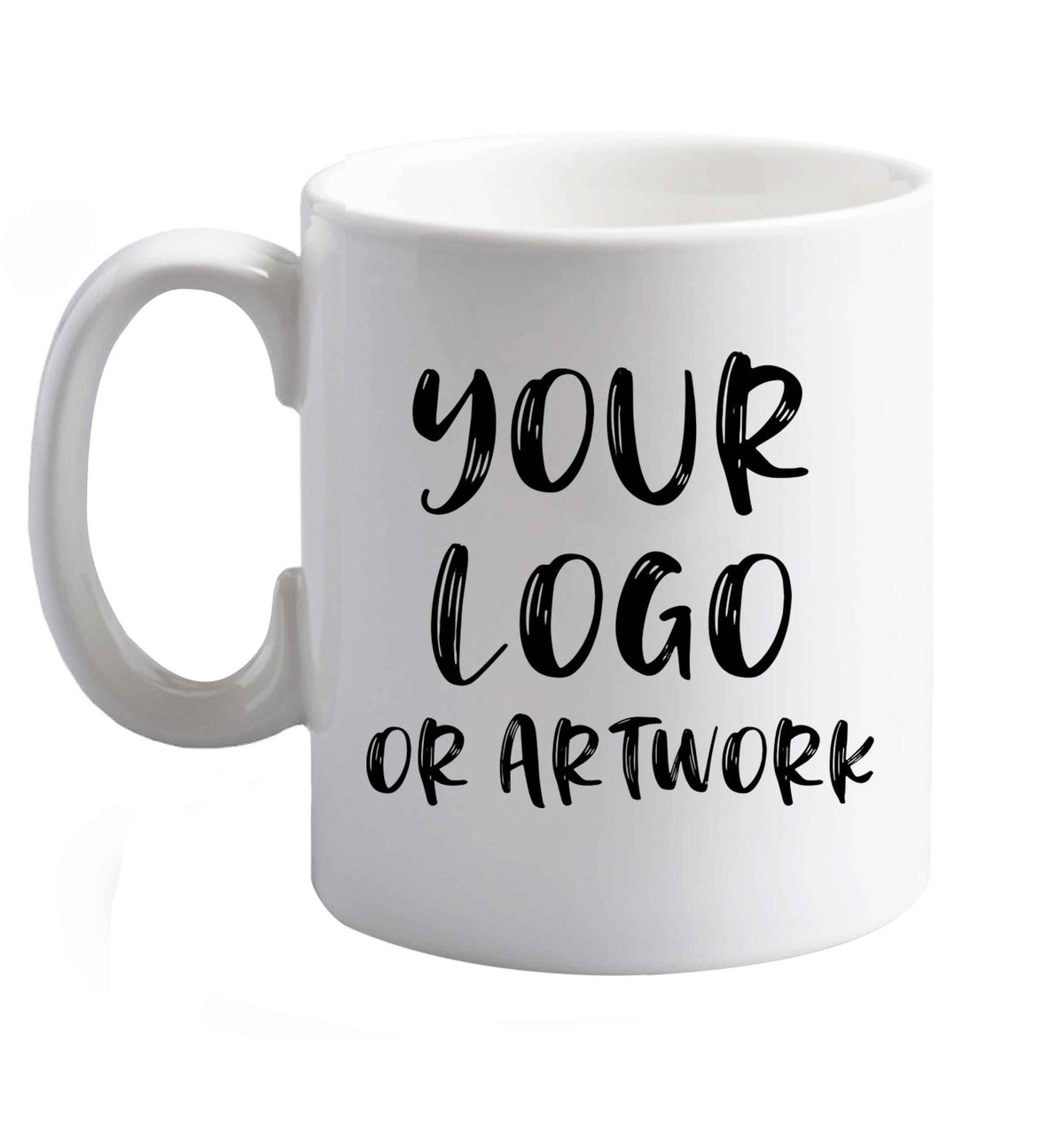 10 oz Favourite Type Pan Pancake ceramic mug right handed