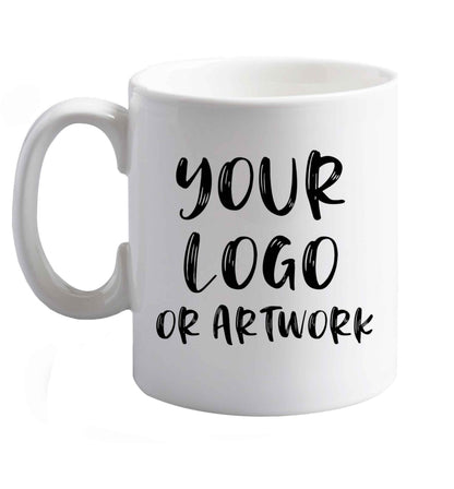 10 oz Favourite Type Pan Pancake ceramic mug right handed