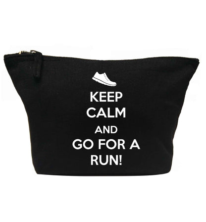 Keep calm and go for a run | Makeup / wash bag