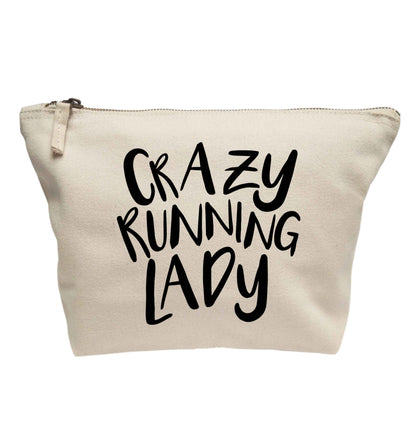 Crazy running lady | Makeup / wash bag