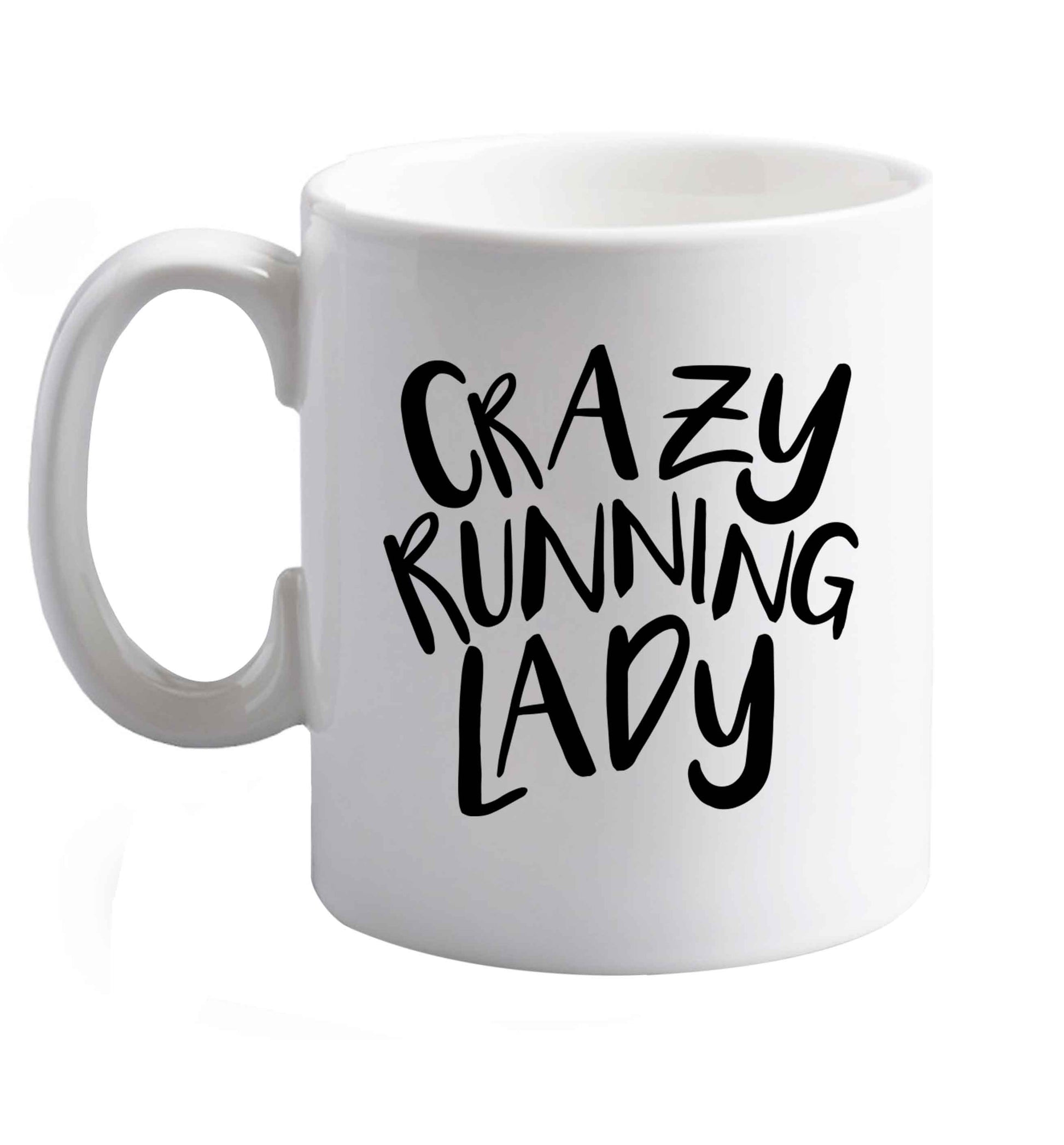 10 oz Favourite Type Pan Pancake ceramic mug right handed