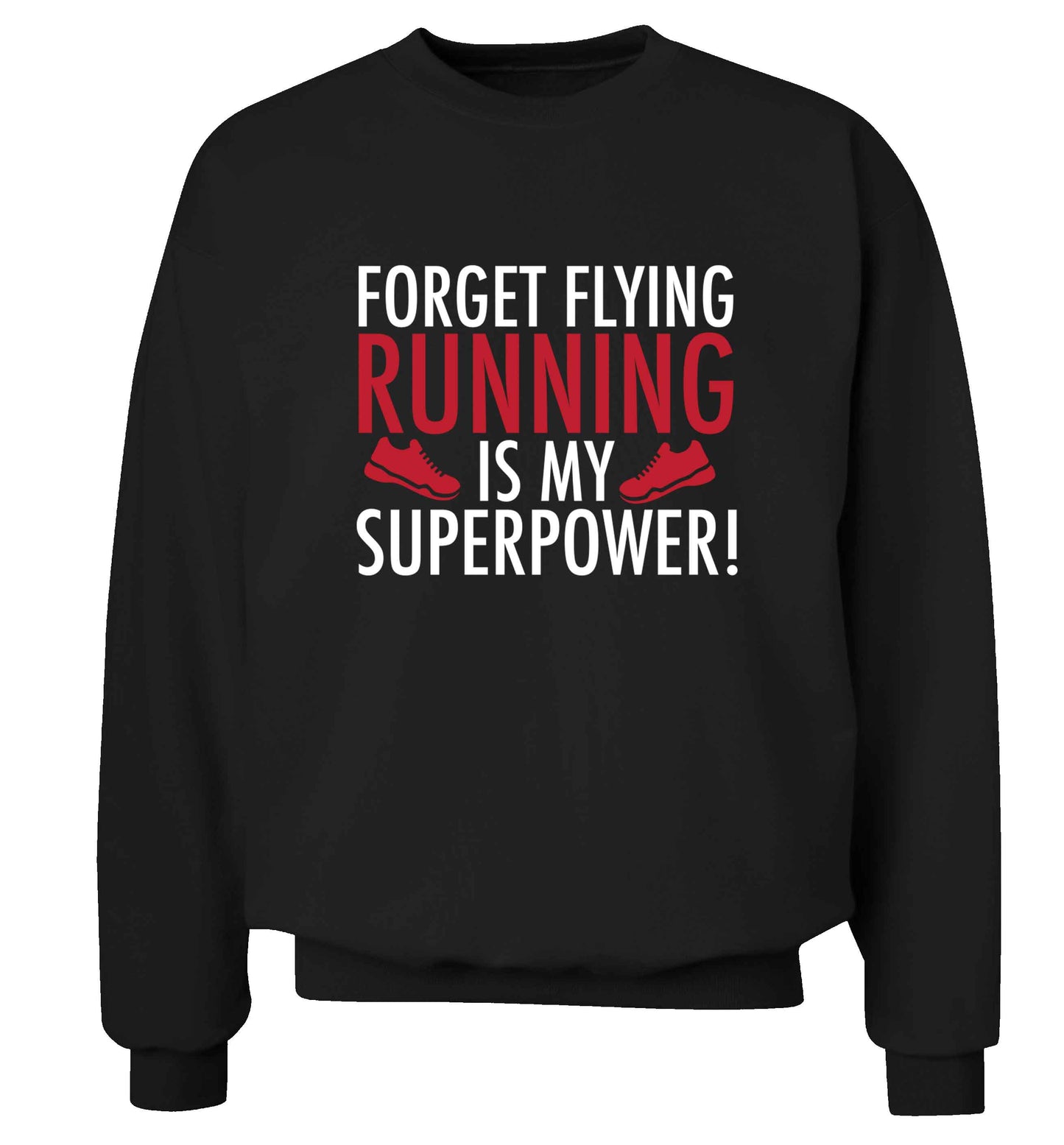 Crazy running dude adult's unisex black sweater 2XL