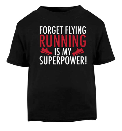 Crazy running dude Black baby toddler Tshirt 2 years