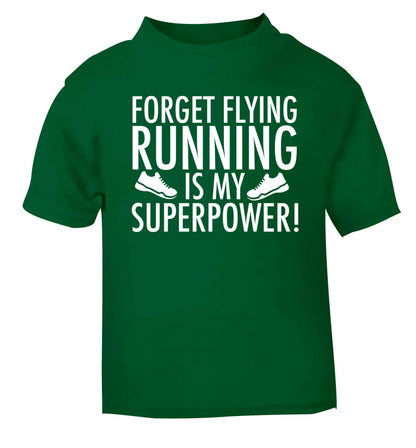 Crazy running dude green baby toddler Tshirt 2 Years