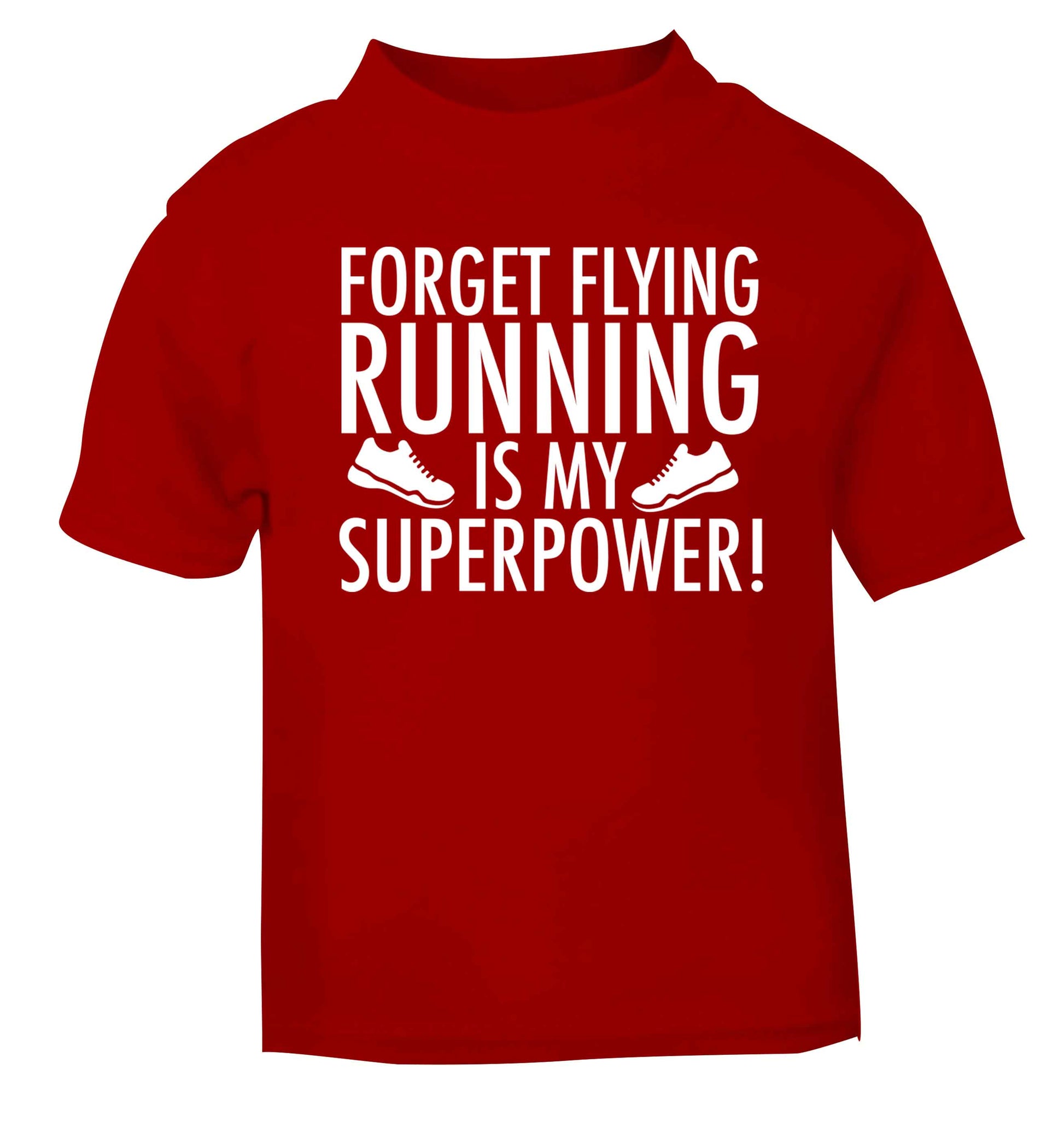 Crazy running dude red baby toddler Tshirt 2 Years