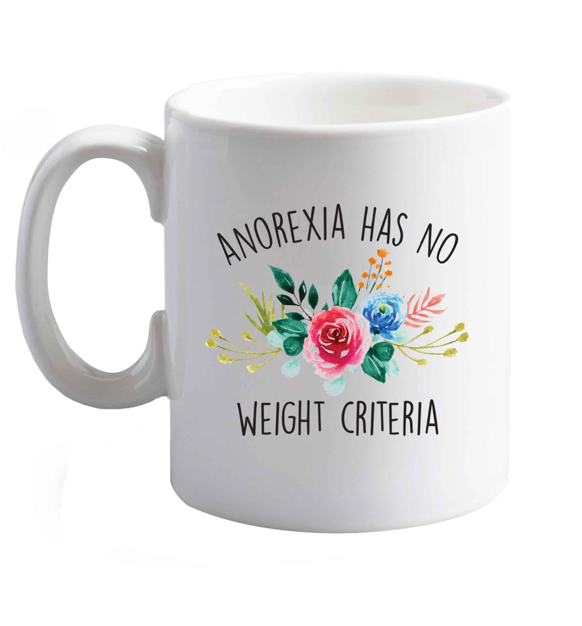 10 oz Favourite Type Pan Pancake ceramic mug right handed