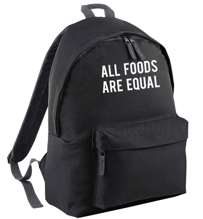 All foods are equal | Adults backpack