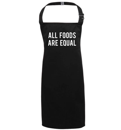 All foods are equal black apron 7-10 years