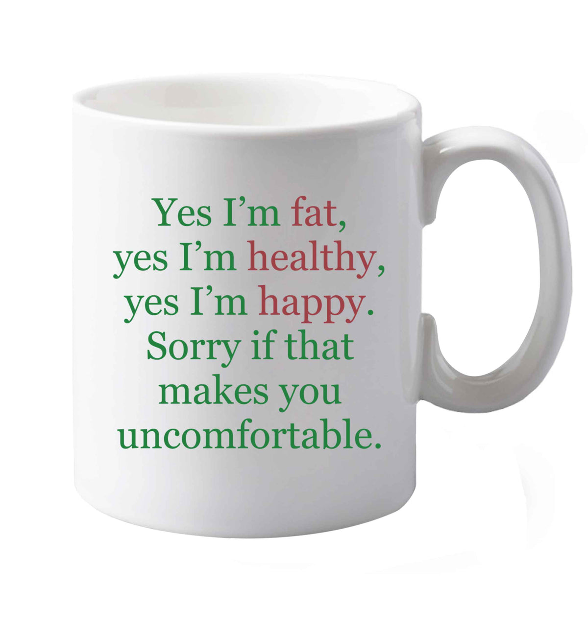 10 oz Favourite Type Pan Pancake ceramic mug both sides