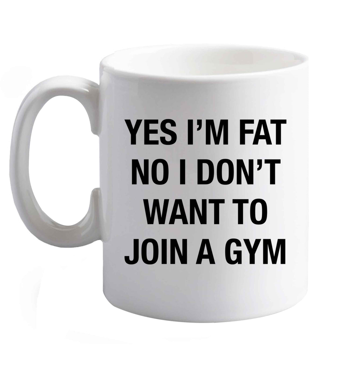 10 oz Favourite Type Pan Pancake ceramic mug right handed