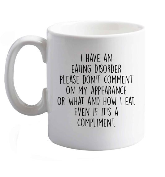 10 oz Favourite Type Pan Pancake ceramic mug right handed