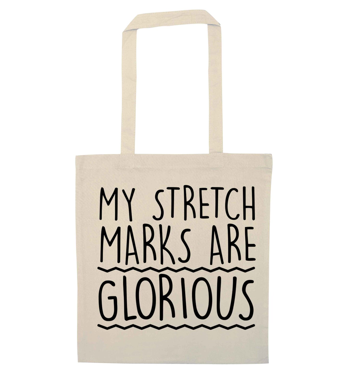 My stretch marks are glorious natural tote bag