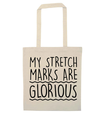 My stretch marks are glorious natural tote bag