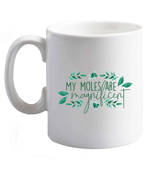 10 oz Favourite Type Pan Pancake ceramic mug right handed