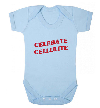 Celebrate cellulite baby vest pale blue 18-24 months