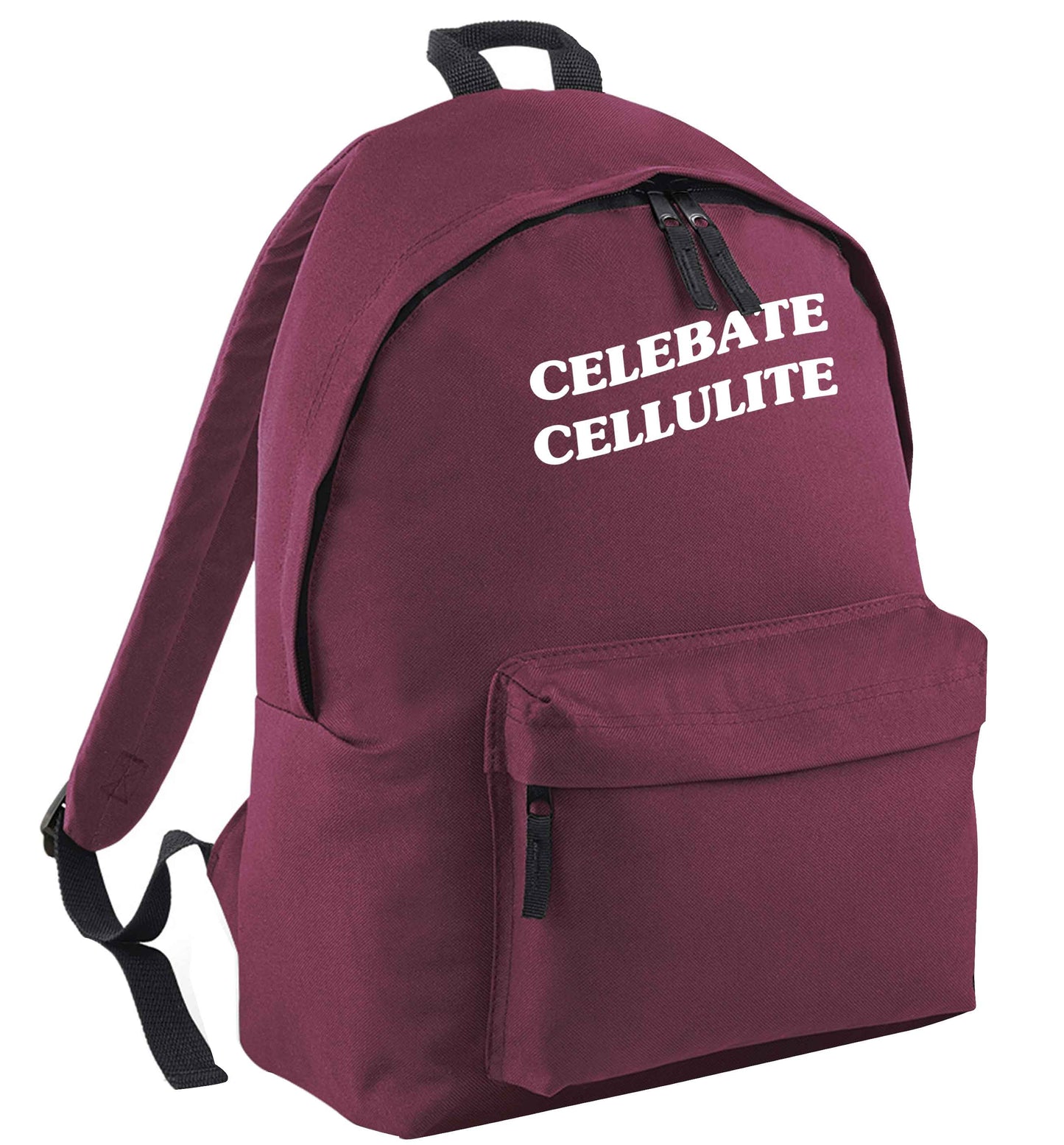 Celebrate cellulite black adults backpack